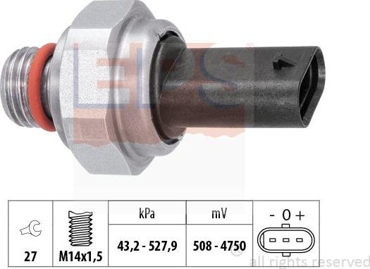 MDR EPS-1980 007 - Senzor, pritisak Ispušnih plinova www.molydon.hr