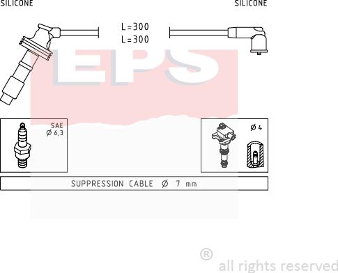 MDR EPS-1499 059 - Set kablova za paljenje www.molydon.hr