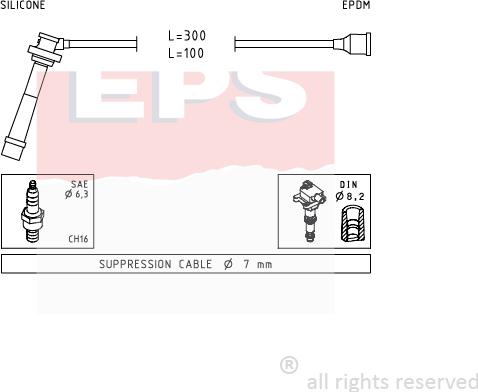 MDR EPS-1499 005 - Set kablova za paljenje www.molydon.hr