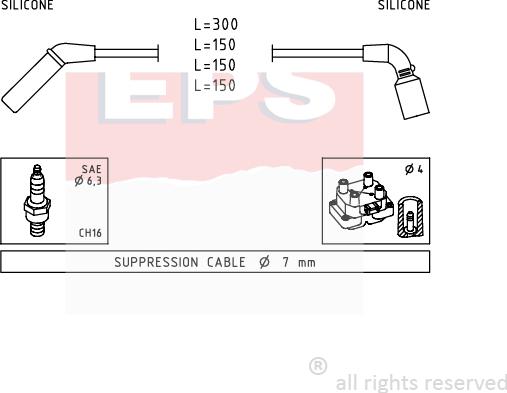 MDR EPS-1499 006 - Set kablova za paljenje www.molydon.hr