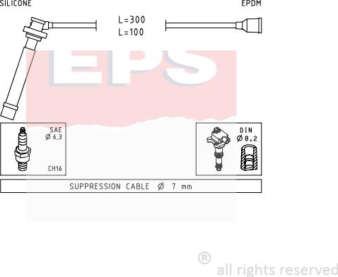 MDR EPS-1499 013 - Set kablova za paljenje www.molydon.hr