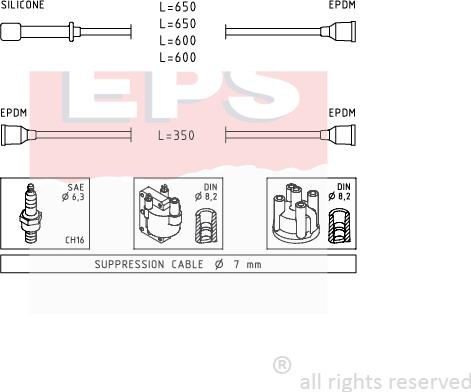 MDR EPS-1499 020 - Set kablova za paljenje www.molydon.hr