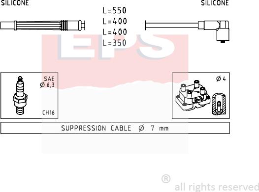 MDR EPS-1499 229 - Set kablova za paljenje www.molydon.hr