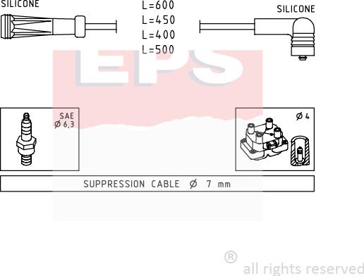 MDR EPS-1501 447 - Set kablova za paljenje www.molydon.hr