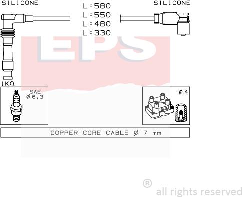 MDR EPS-1501 559 - Set kablova za paljenje www.molydon.hr