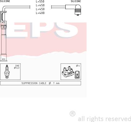 MDR EPS-1501 681 - Set kablova za paljenje www.molydon.hr