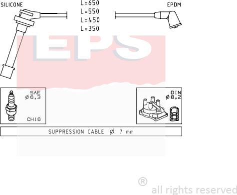 MDR EPS-1501 399 - Set kablova za paljenje www.molydon.hr