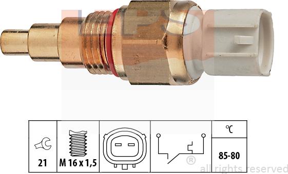 MDR EPS-1850 109 - Prekidač temperature, ventilator radijatora / klima uređaja www.molydon.hr