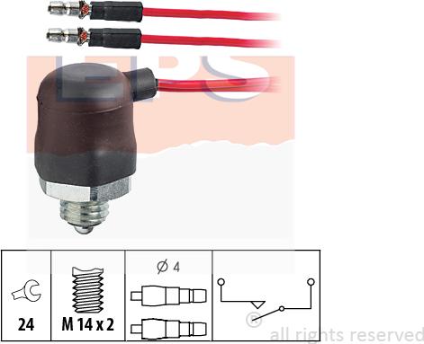 MDR EPS-1860 062 - Prekidač, rikverc svjetlo www.molydon.hr