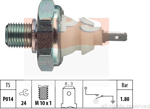 MDR EPS-1800 045 - Senzor, pritisak ulja www.molydon.hr