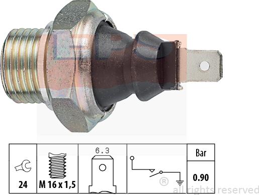 MDR EPS-1800 140 - Senzor, pritisak ulja www.molydon.hr