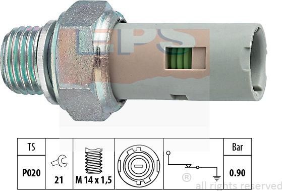 MDR EPS-1800 153 - Senzor, pritisak ulja www.molydon.hr