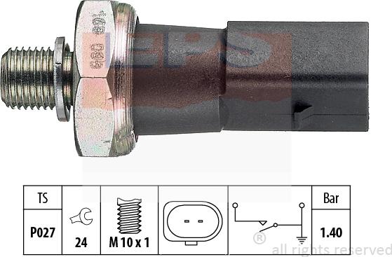 MDR EPS-1800 168 - Senzor, pritisak ulja www.molydon.hr