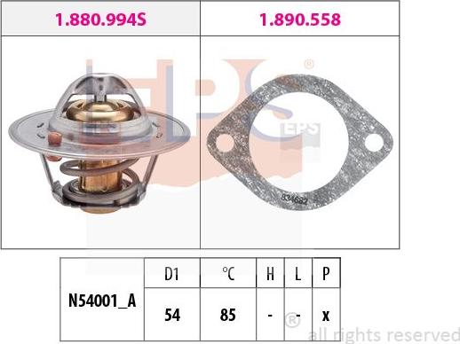 MDR EPS-1880 994 - Termostat, rashladna tekućinu www.molydon.hr