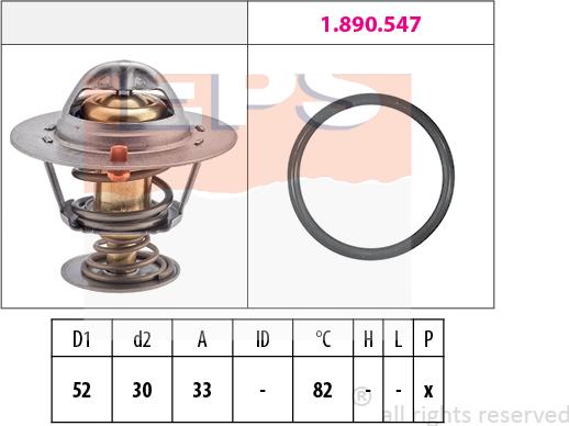 MDR EPS-1880 947 - Termostat, rashladna tekućinu www.molydon.hr