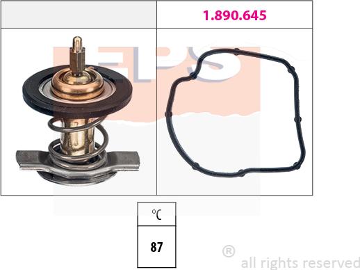 MDR EPS-1880 595 - Termostat, rashladna tekućinu www.molydon.hr