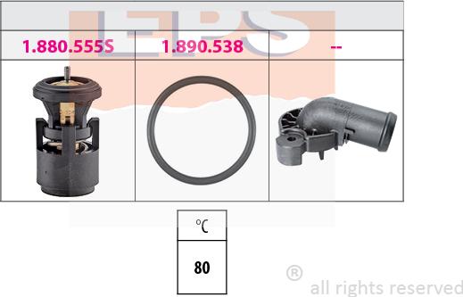 MDR EPS-1880 562 - Termostat, rashladna tekućinu www.molydon.hr