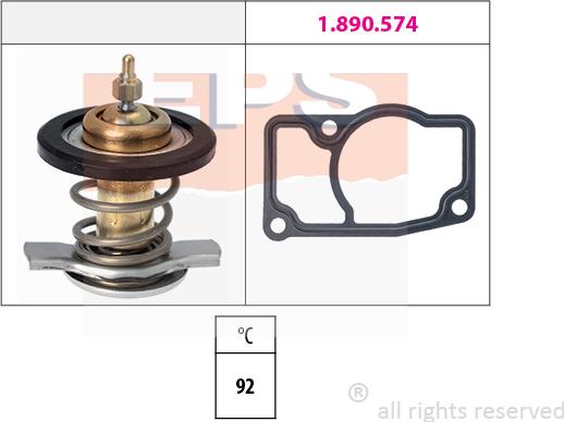 MDR EPS-1880 607 - Termostat, rashladna tekućinu www.molydon.hr