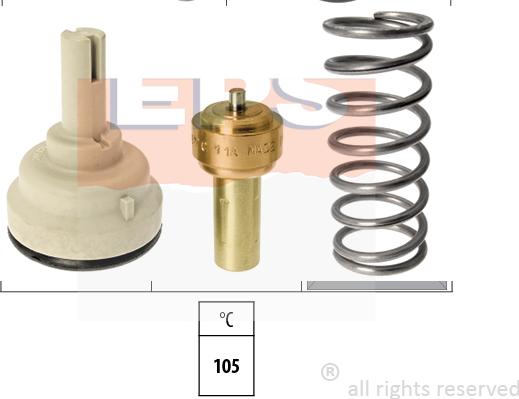 MDR EPS-1880 618S - Termostat, rashladna tekućinu www.molydon.hr