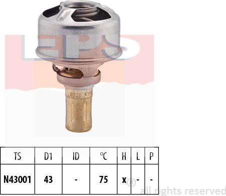 MDR EPS-1880 628 - Termostat, rashladna tekućinu www.molydon.hr