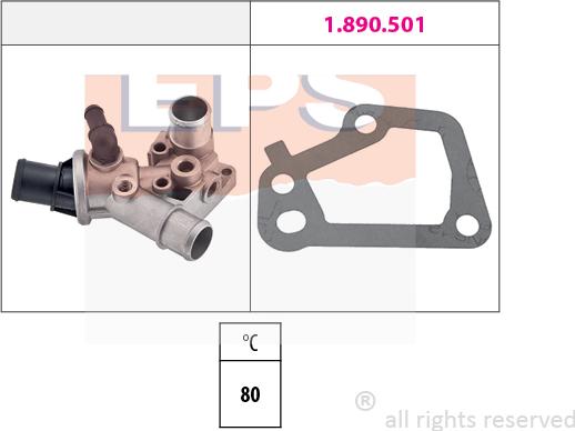 MDR EPS-1880 152 - Termostat, rashladna tekućinu www.molydon.hr