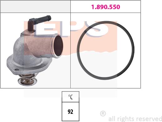 MDR EPS-1880 157 - Termostat, rashladna tekućinu www.molydon.hr