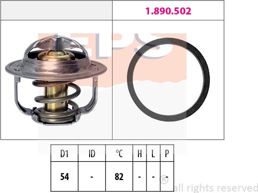 MDR EPS-1880 800 - Termostat, rashladna tekućinu www.molydon.hr