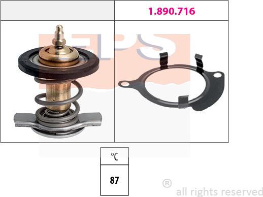 MDR EPS-1880 820 - Termostat, rashladna tekućinu www.molydon.hr