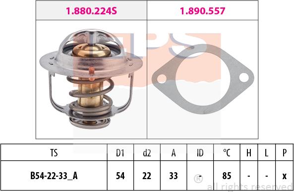 MDR EPS-1880 335 - Termostat, rashladna tekućinu www.molydon.hr