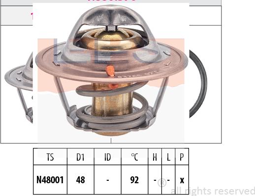 MDR EPS-1880 376S - Termostat, rashladna tekućinu www.molydon.hr