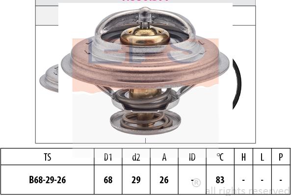 MDR EPS-1880 377S - Termostat, rashladna tekućinu www.molydon.hr