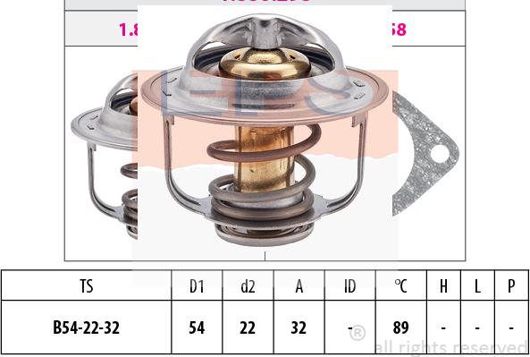 MDR EPS-1880 298S - Termostat, rashladna tekućinu www.molydon.hr