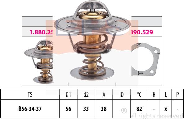 MDR EPS-1880 251S - Termostat, rashladna tekućinu www.molydon.hr