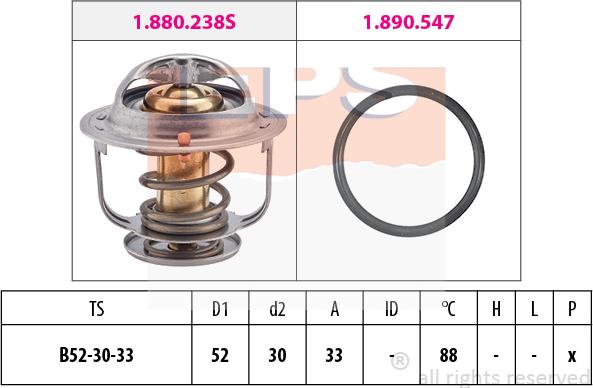 MDR EPS-1880 269 - Termostat, rashladna tekućinu www.molydon.hr