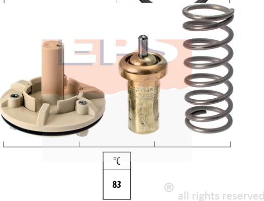 MDR EPS-1880 745S - Termostat, rashladna tekućinu www.molydon.hr