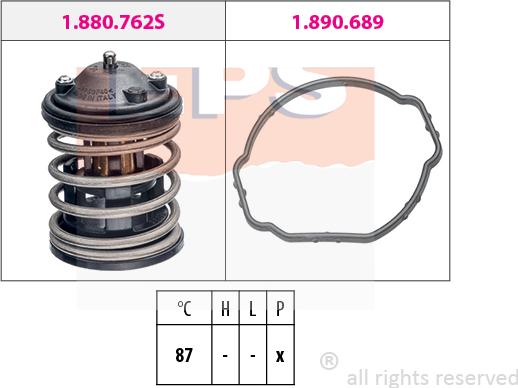 MDR EPS-1880 762 - Termostat, rashladna tekućinu www.molydon.hr