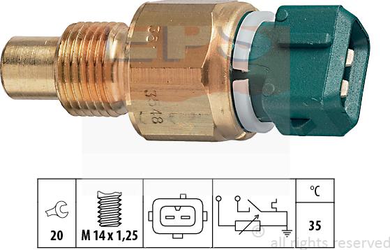 MDR EPS-1830 548 - Senzor, temperatura rashladne tekućinu www.molydon.hr