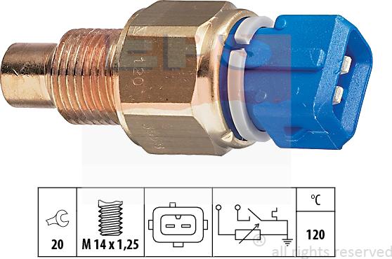 MDR EPS-1830 558 - Senzor, temperatura rashladne tekućinu www.molydon.hr