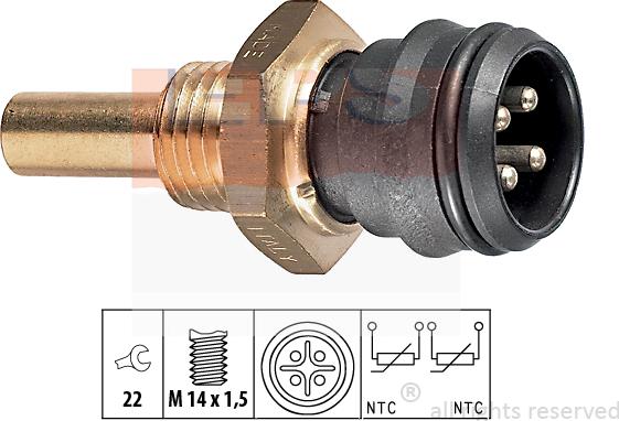 MDR EPS-1830 151 - Senzor, temperatura rashladne tekućinu www.molydon.hr