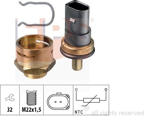 MDR EPS-1830 278K - Senzor, temperatura rashladne tekućinu www.molydon.hr