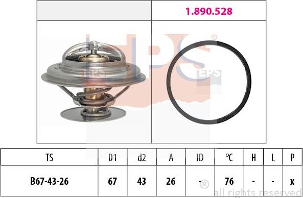 MDR EPS-1879 996 - Termostat, rashladna tekućinu www.molydon.hr