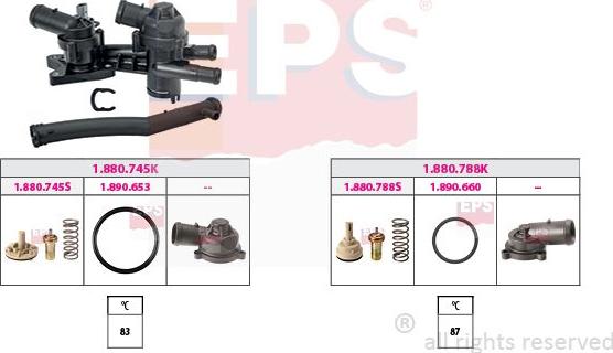 MDR EPS-1879 956KK - Termostat, rashladna tekućinu www.molydon.hr