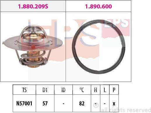 MDR EPS-1879 938 - Termostat, rashladna tekućinu www.molydon.hr