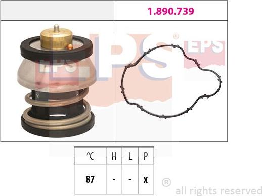 MDR EPS-1879 976 - Termostat, rashladna tekućinu www.molydon.hr