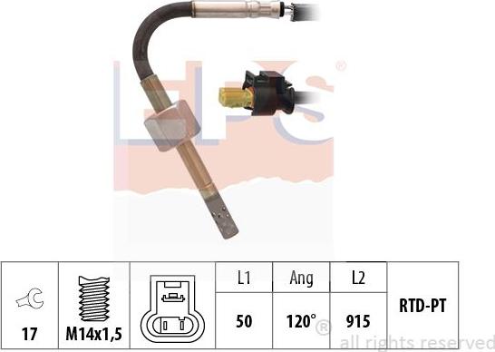 MDR EPS-1220 054 - Senzor, temperatura Ispušnih plinova www.molydon.hr