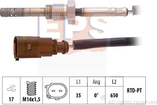 MDR EPS-1220 065 - Senzor, temperatura Ispušnih plinova www.molydon.hr