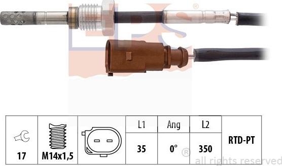 MDR EPS-1220 063 - Senzor, temperatura Ispušnih plinova www.molydon.hr