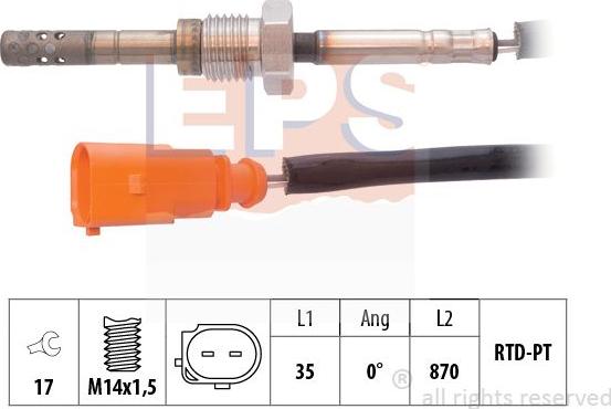 MDR EPS-1220 005 - Senzor, temperatura Ispušnih plinova www.molydon.hr