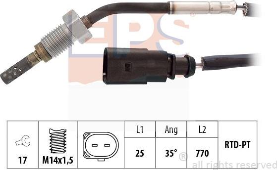 MDR EPS-1220 003 - Senzor, temperatura Ispušnih plinova www.molydon.hr