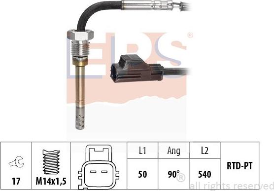 MDR EPS-1220 089 - Senzor, temperatura Ispušnih plinova www.molydon.hr